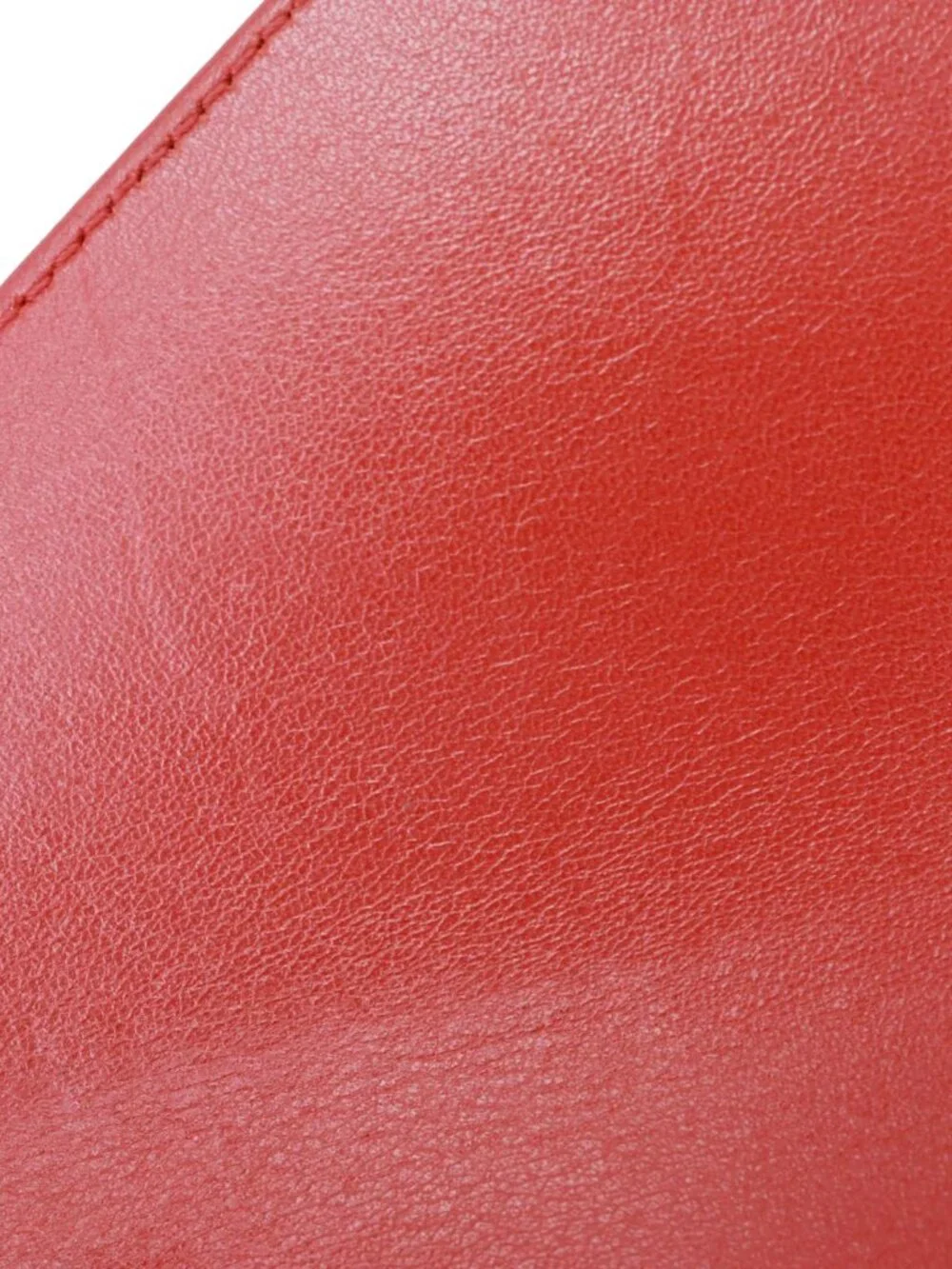 Chanel Envelope Flap Lambskin Chevron Stitched Leather Crossbody Bag Red